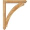 Ekena Millwork Thorton Arts and Crafts Rough Sawn Bracket w/ Offset Brace, Western Red Cedar, 6"W x 34"D x 42"H BKT0604X34X42THR03RWR - alternate 4
